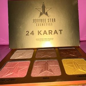 Jeffrey Star - 24K Highlighter Palette - NEVER USED